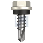 Hobsons - #10-16 x 16 Surfmist (Titania) -Cl4 As3566 Metal Sds Hex Head + Washer | Fs275-Sm (Pack Of 1000)